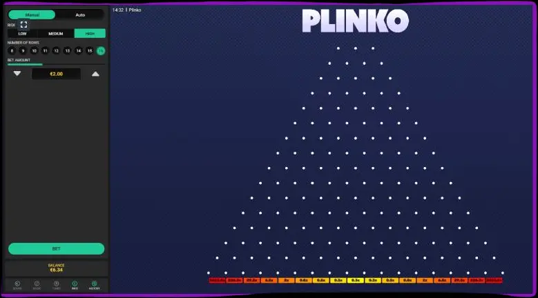 كيف تبدأ اللعب Plinko في الكازينو على الإنترنت؟ كيف تبدأ اللعب Plinko في الكازينو على الإنترنت؟